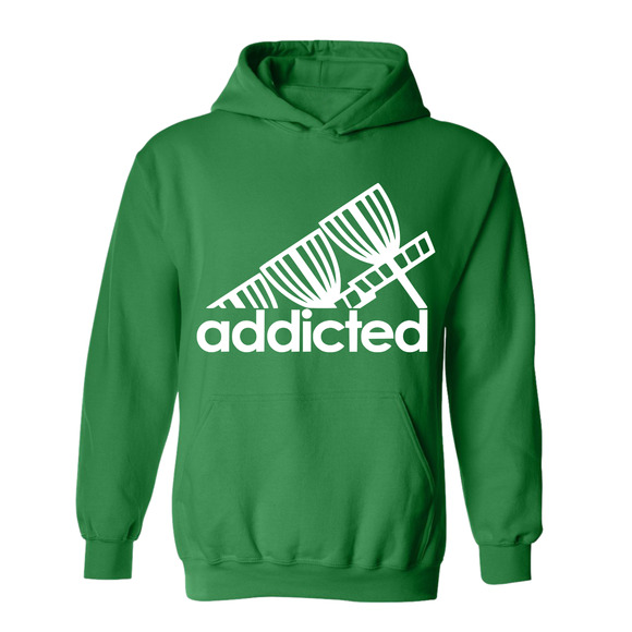 Disc Golf Hoodie Addicted Discgolfer Discgolfing Athletic Sweatshirt - Picture 7 of 11